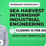 Sea Harvest Internship for Industrial Engineering Graduates