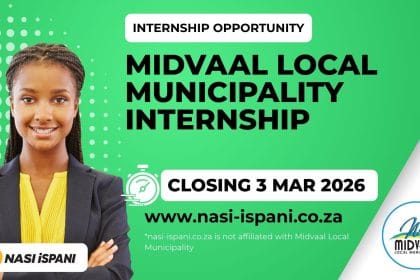 Midvaal Local Municipality Internship Programme 2026