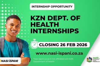 KZN Department of Health Graduate Internships 2026