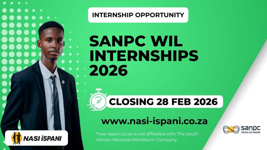 SANPC Work-Integrated Learning Internships 2026