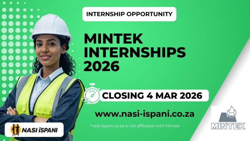 Mintek Internships 2026