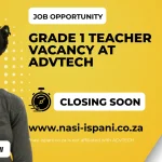 Grade 1 Teacher Vacancy at ADvTECH