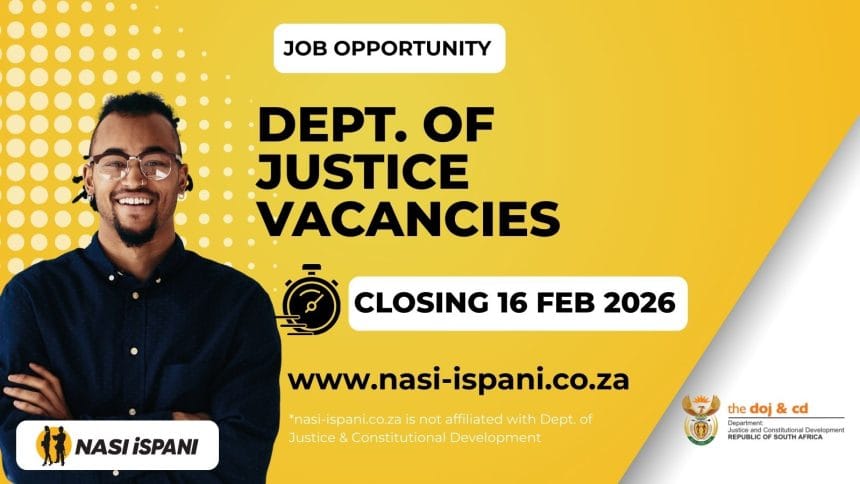DPSA Circular: Dept. of Justice & Constitutional Development Vacancies