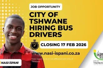 City of Tshwane Hiring 11 Bus Drivers: Apply Now for Vacancies