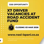 x7 Driver Vacancies at Road Accident Fund
