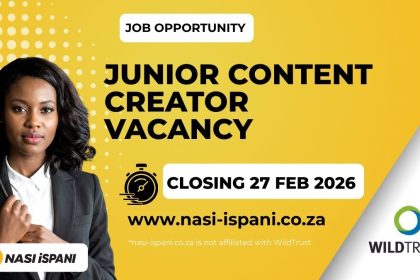 Junior Content Creator Job at WildTrust SA