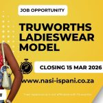 Truworths Ladieswear In-House Fit Model Job Opportunity