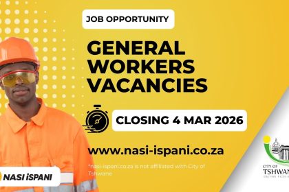 General Worker Vacancies at the City of Tshwane