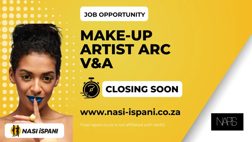 Make-Up Artist ARC V&A: Prestige Cosmetics Group Hiring for Permanent NARS Role in Cape Town