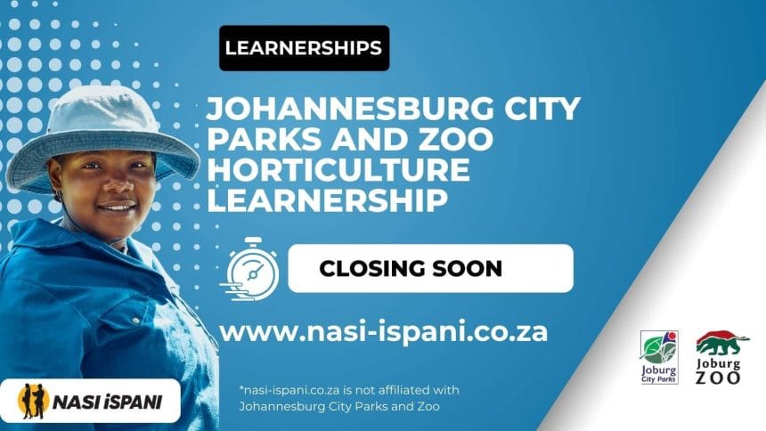 Johannesburg City Parks and Zoo Learnership 2026