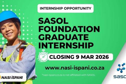 Sasol Foundation Graduate Internship Programme 2026