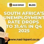 South Africa’s Unemployment Rate Drops to 31.4% in Q4 2025