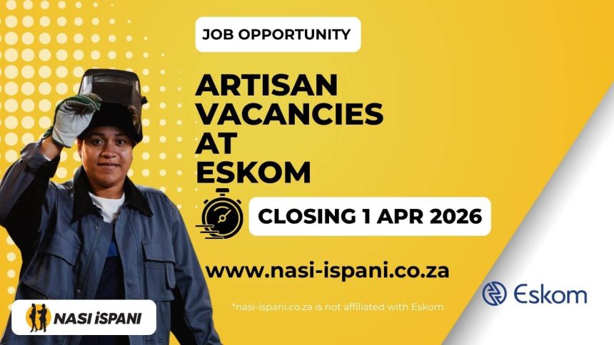 Artisan Vacancies at Eskom