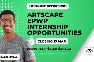 Artscape EPWP Internship Opportunities 2026