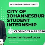 City of Johannesburg Student Internship 2026