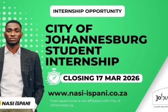 City of Johannesburg Student Internship 2026