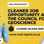 Cleaner Job Opportunity at the Council for Geoscience