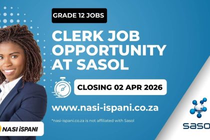 Clerk Job Opportunity at Sasol