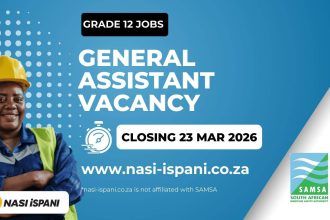 General Assistant Vacancy at South African Maritime Safety Authority