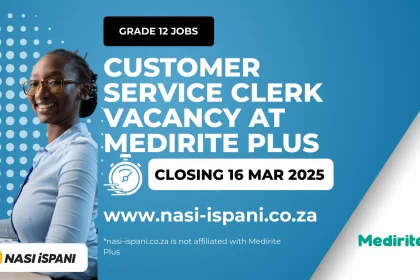 Customer Service Clerk Vacancy at Medirite Plus