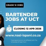 University of Cape Town Bartender Jobs