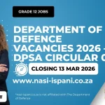 Department of Defence Vacancies 2026 – DPSA Circular 07
