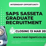SAPS SASSETA Graduate Recruitment 2026