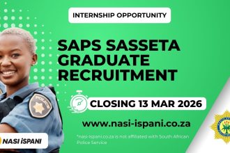 SAPS SASSETA Graduate Recruitment 2026