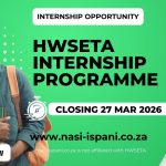HWSETA Internship Programme 2026