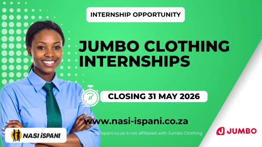 Jumbo Clothing Internships (TVET/FET Graduates)