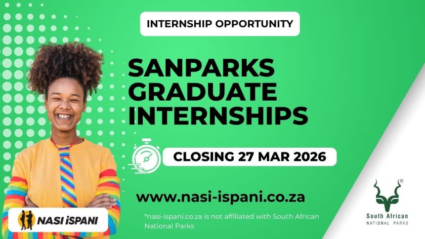 South African National Parks Graduate Internships 2026
