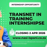 Transnet Young Professional In Training Internships 2026