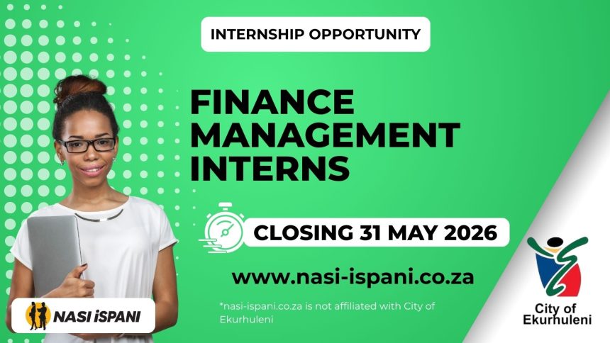 City of Ekurhuleni Finance Management Interns