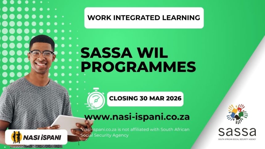 SASSA Work Intergrated Learning Programmes