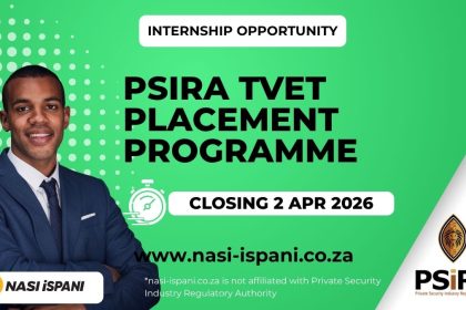 PSIRA TVET Placement Programme 2026