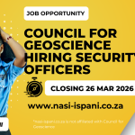 Council For Geoscience Hiring Security Officer 4 Available Vacancies