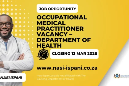 Occupational Medical Practitioner Vacancy – Department of Health