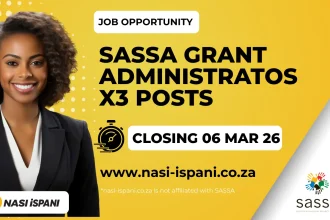 SASSA Grant Administrators x3 Posts