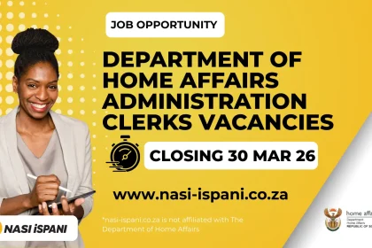Department of Home Affairs Administration Clerks Vacancies