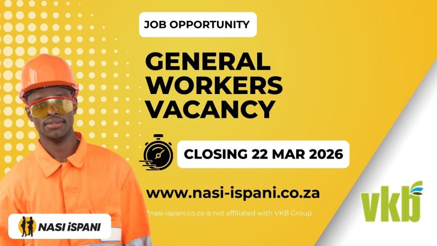 GWK General Worker Vacancy