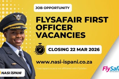 FlySafair First Officer Vacancies
