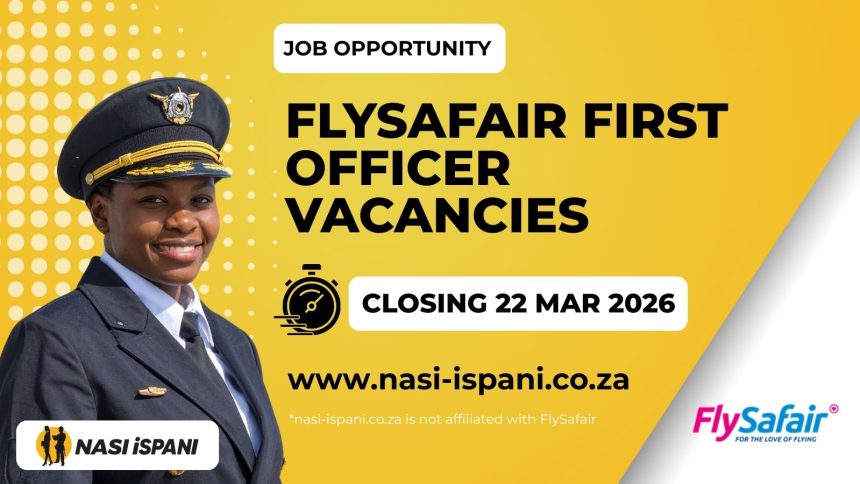 FlySafair First Officer Vacancies