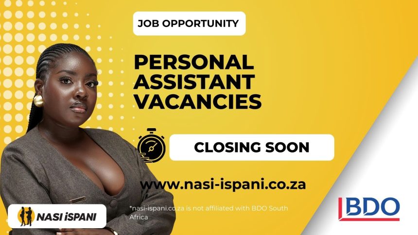 Agile Personal Assistant Vacancies