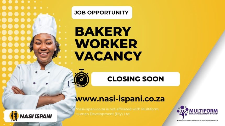 Bakery Worker Vacancy
