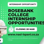 Rosebank College Internship Opportunities