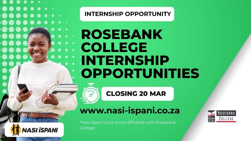 Rosebank College Internship Opportunities