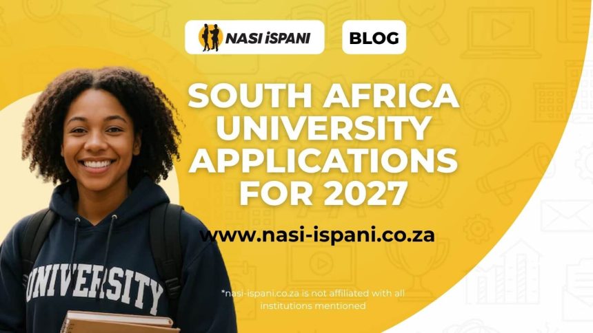 South Africa University Applications for 2027