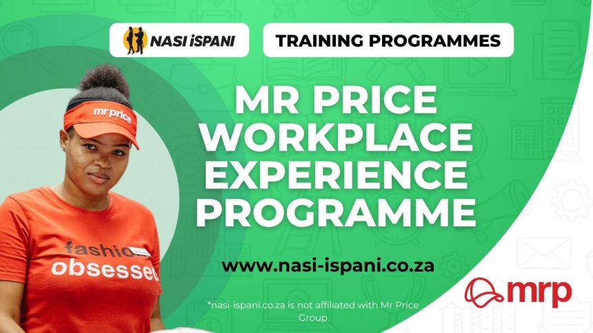 Mr Price Workplace Experience Programme 2026
