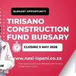 Tirisano Construction Fund Bursary 2026
