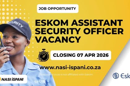 Eskom Assistant Security Officer Vacancy 2026